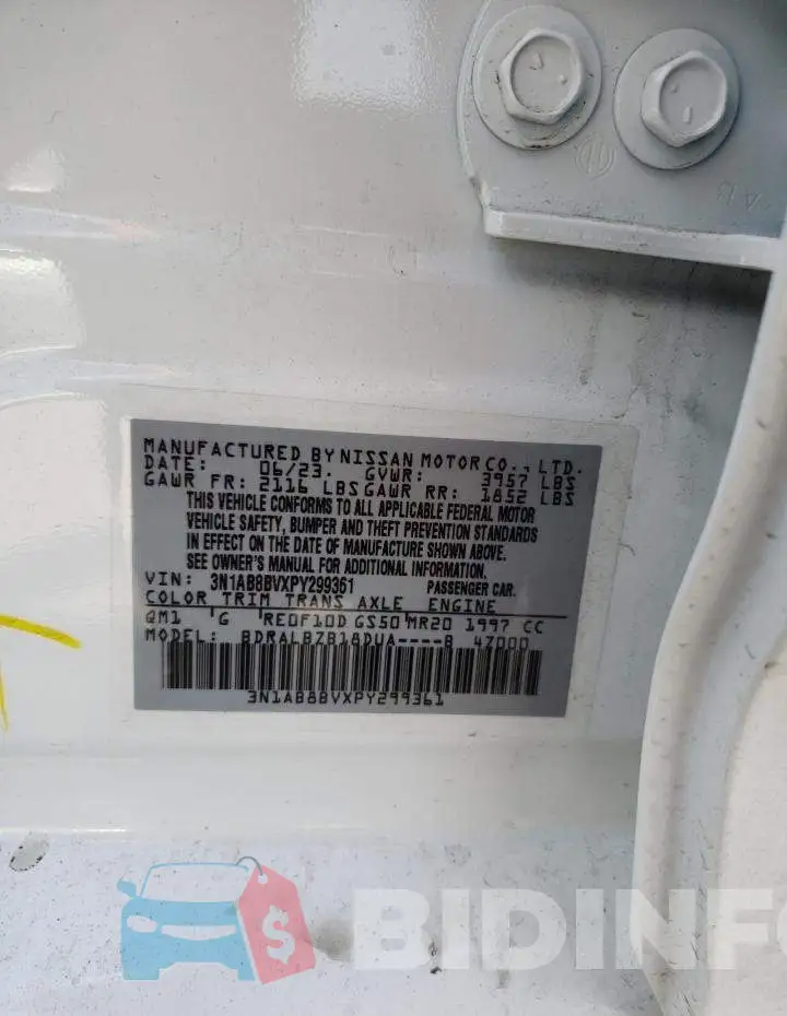 3N1AB8BVXPY299361 Photo# 12