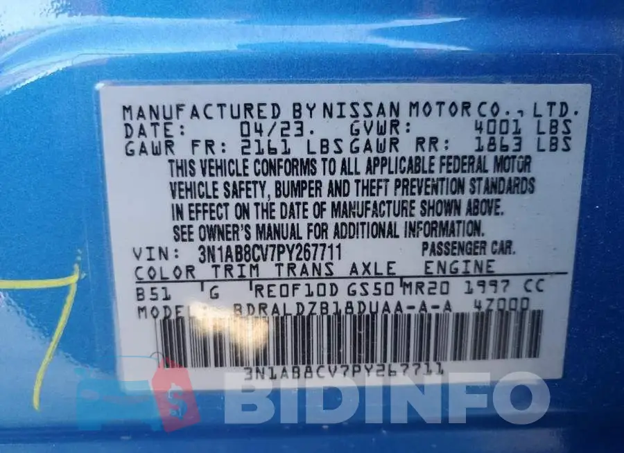 3N1AB8CV7PY267711 Photo# 13