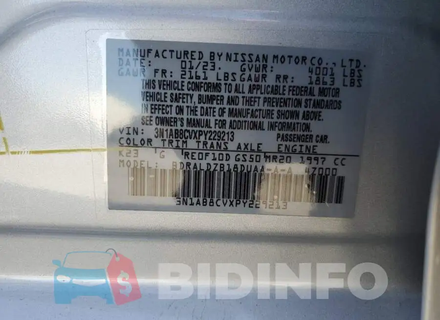 3N1AB8CVXPY229213 Photo# 12