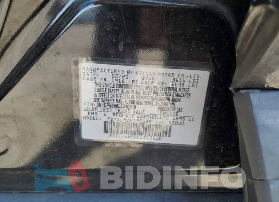 3N1CP5BV6LL510510 Photo# 12