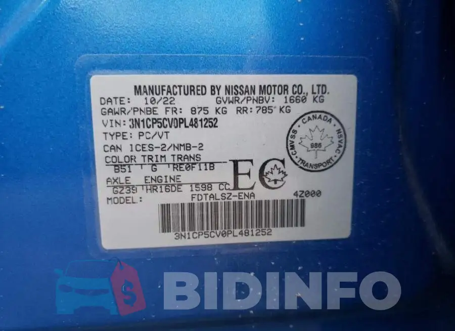 3N1CP5CV0PL481252 Photo# 13