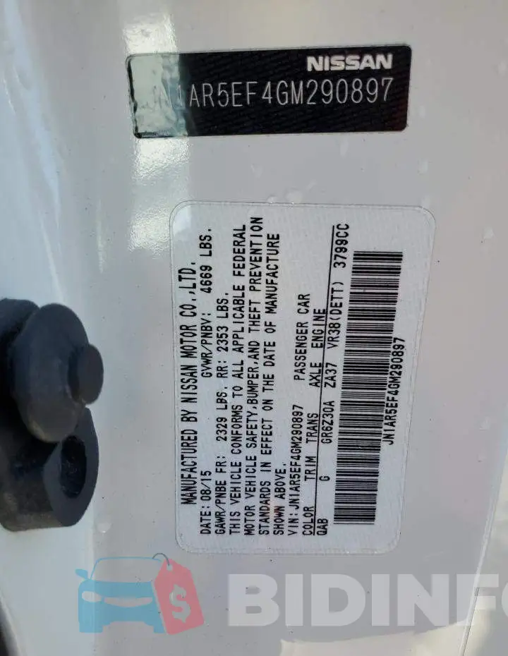 JN1AR5EF4GM290897 Photo# 13