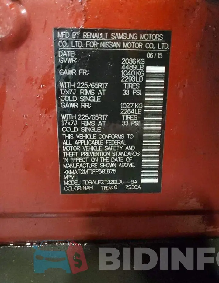 KNMAT2MT1FP581875 Photo# 13