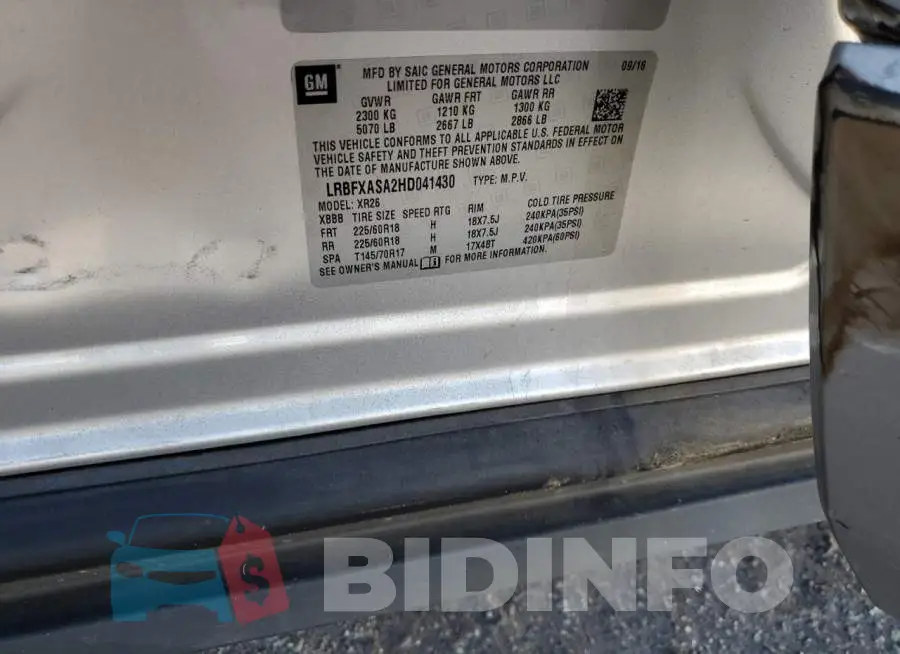 LRBFXASA2HD041430 Photo# 14