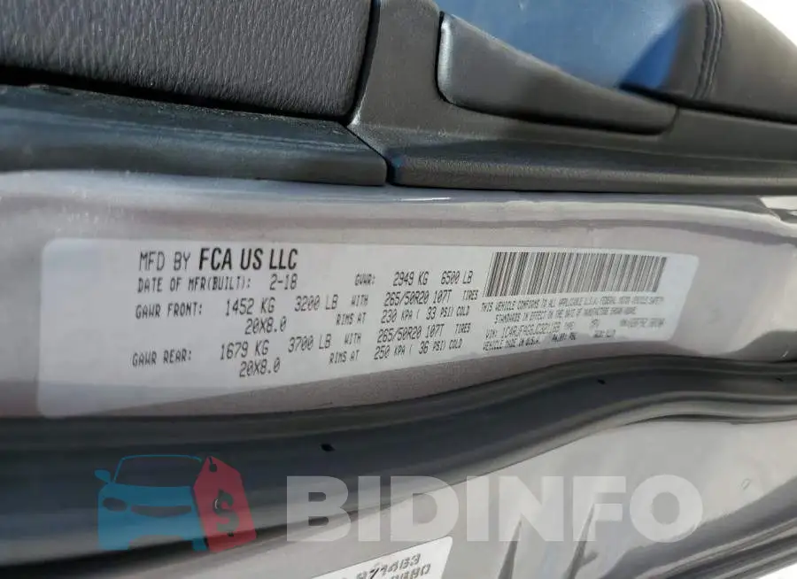 1C4RJFAG6JC321169 Photo# 13
