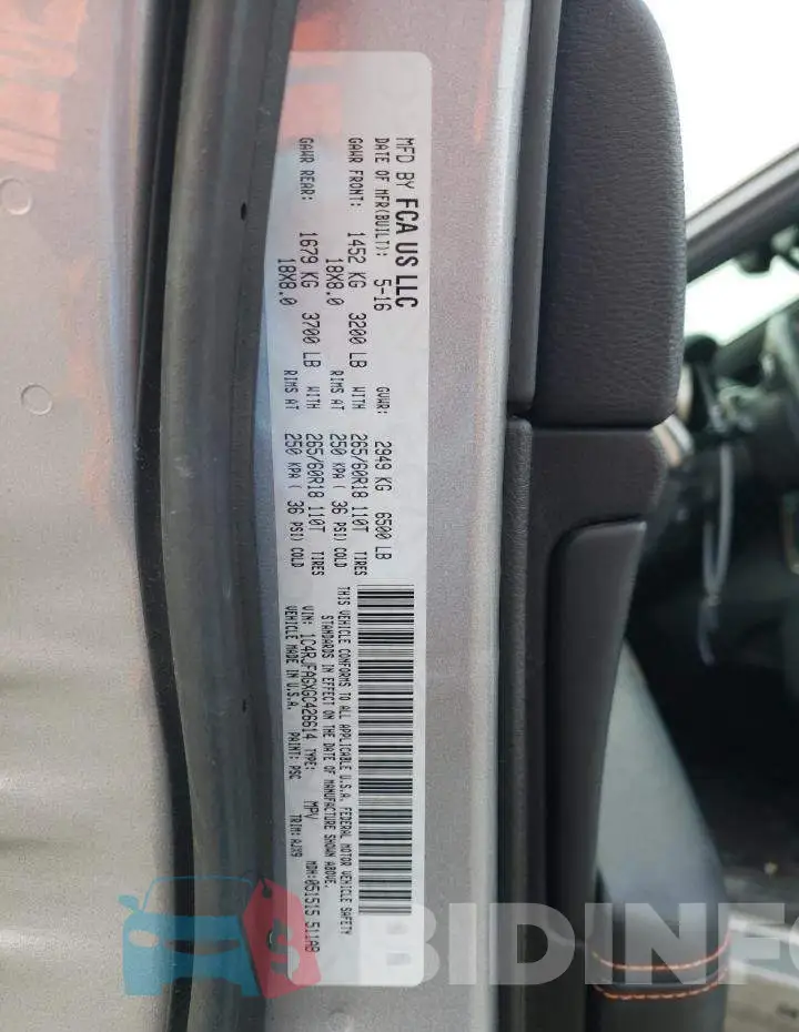 1C4RJFAGXGC426614 Photo# 13