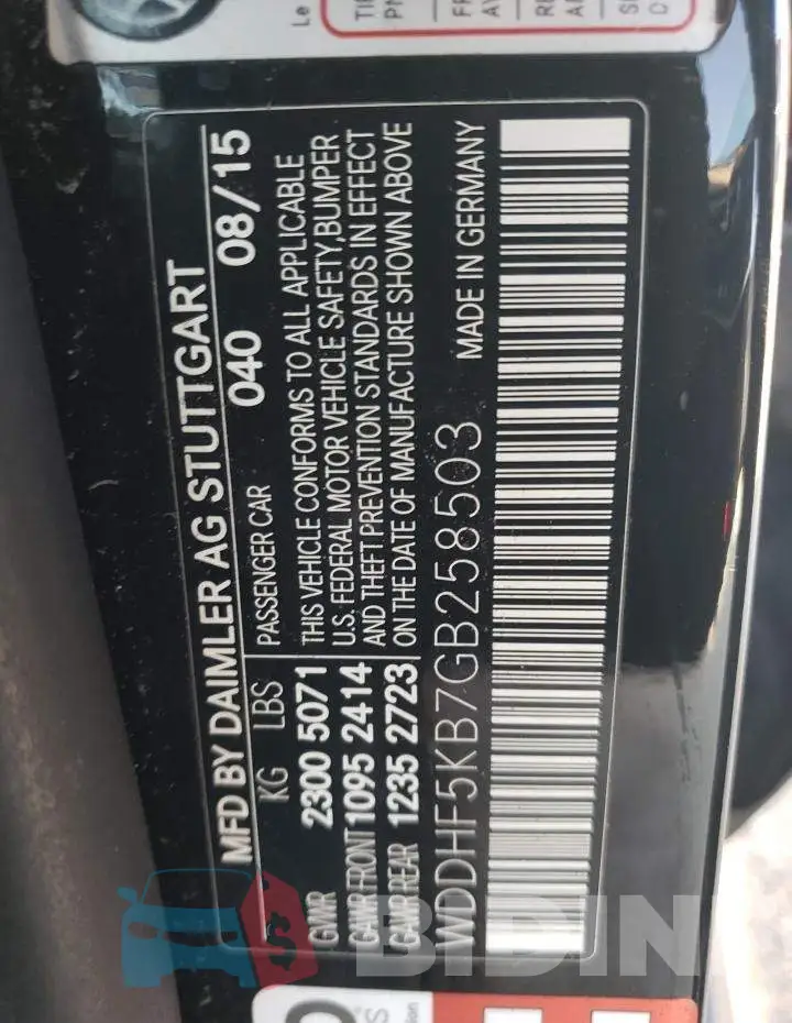WDDHF5KB7GB258503 Photo# 12