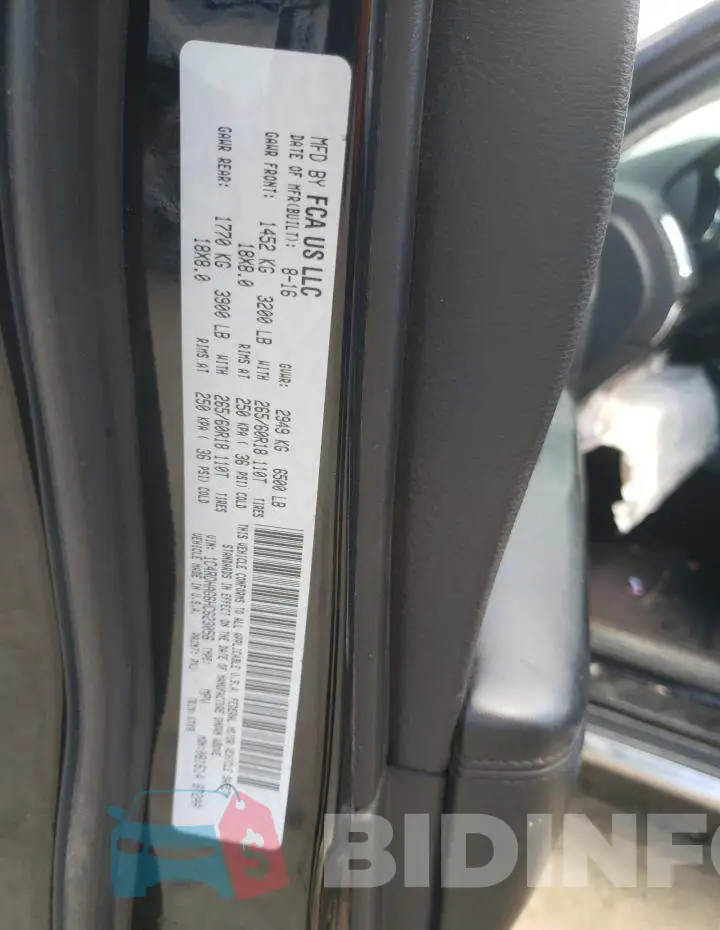 1C4RDHAG6HC623056 Photo# 13