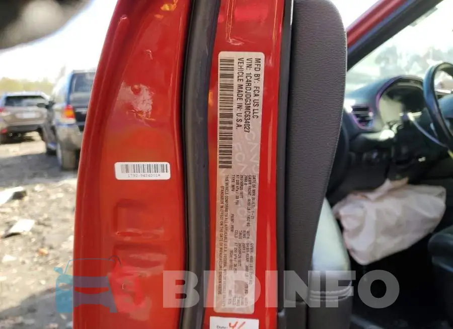 1C4RDJDG3MC634027 Photo# 14