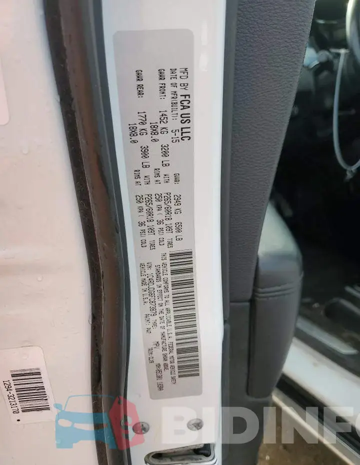 1C4RDJDG6FC873879 Photo# 14