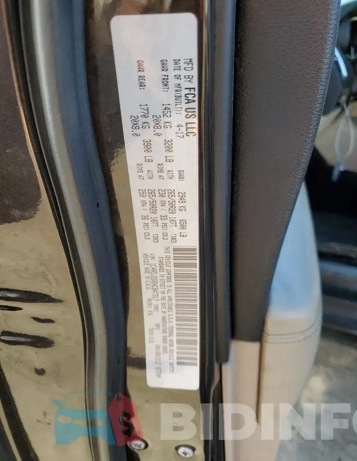1C4RDJDG6HC847317 Photo# 13