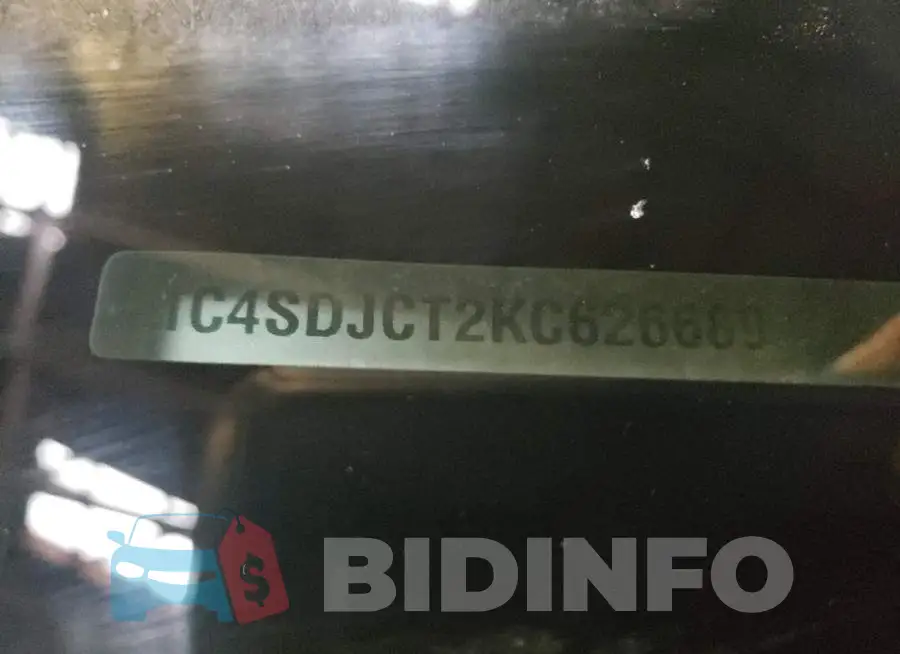1C4SDJCT2KC626689 Photo# 14