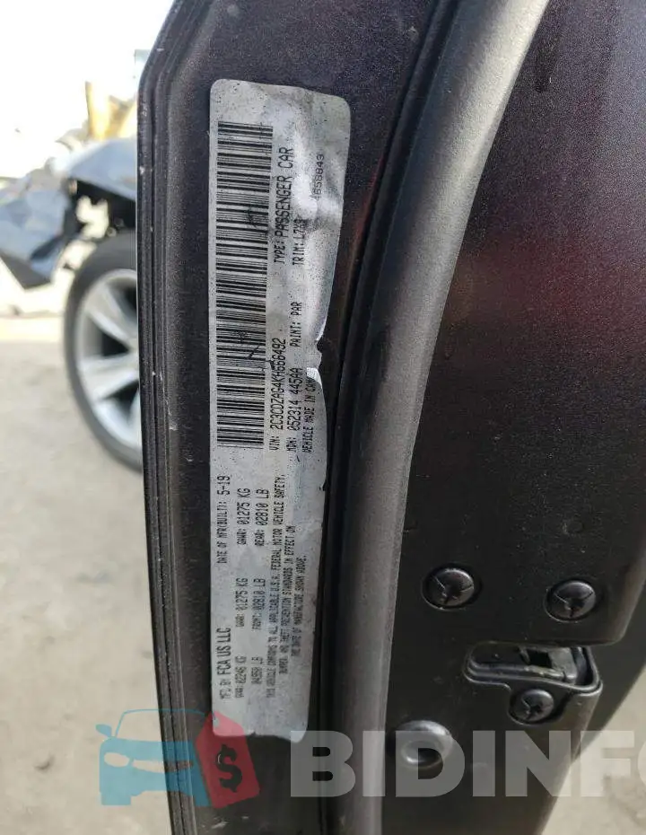 2C3CDZAG4KH666492 Photo# 12