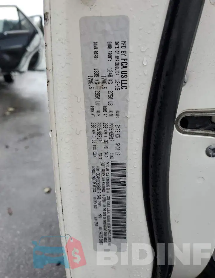 3C4PDCBG8GT181540 Photo# 13