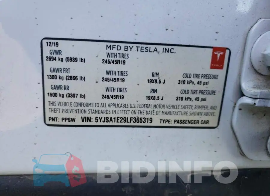 5YJSA1E29LF365319 Photo# 12