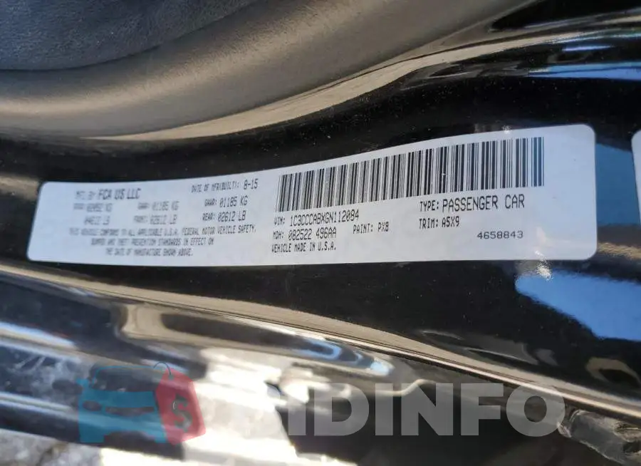 1C3CCCABXGN112084 Photo# 12