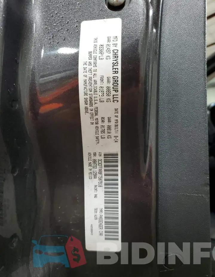 3C3CFFAR8FT507918 Photo# 13