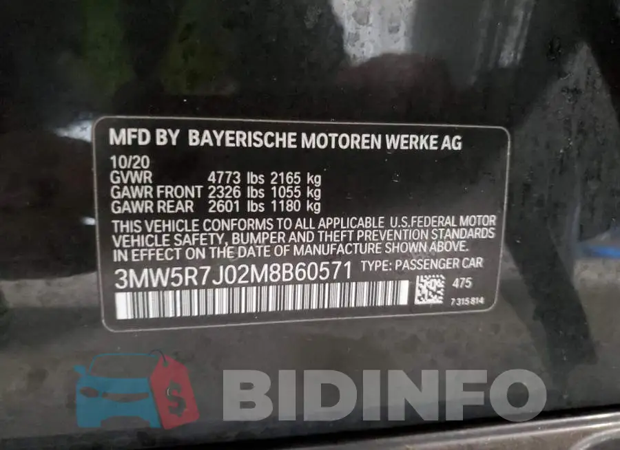 3MW5R7J02M8B60571 Photo# 12