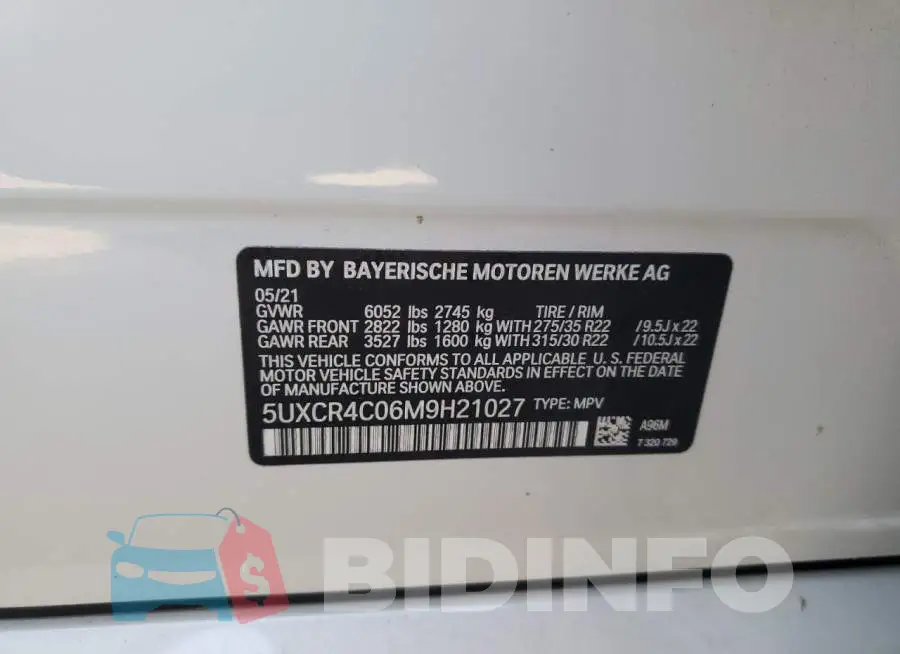 5UXCR4C06M9H21027 Photo# 13
