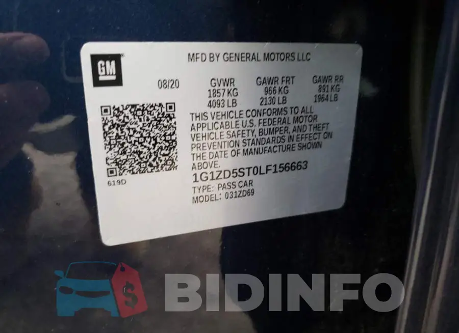 1G1ZD5ST0LF156663 Photo# 12