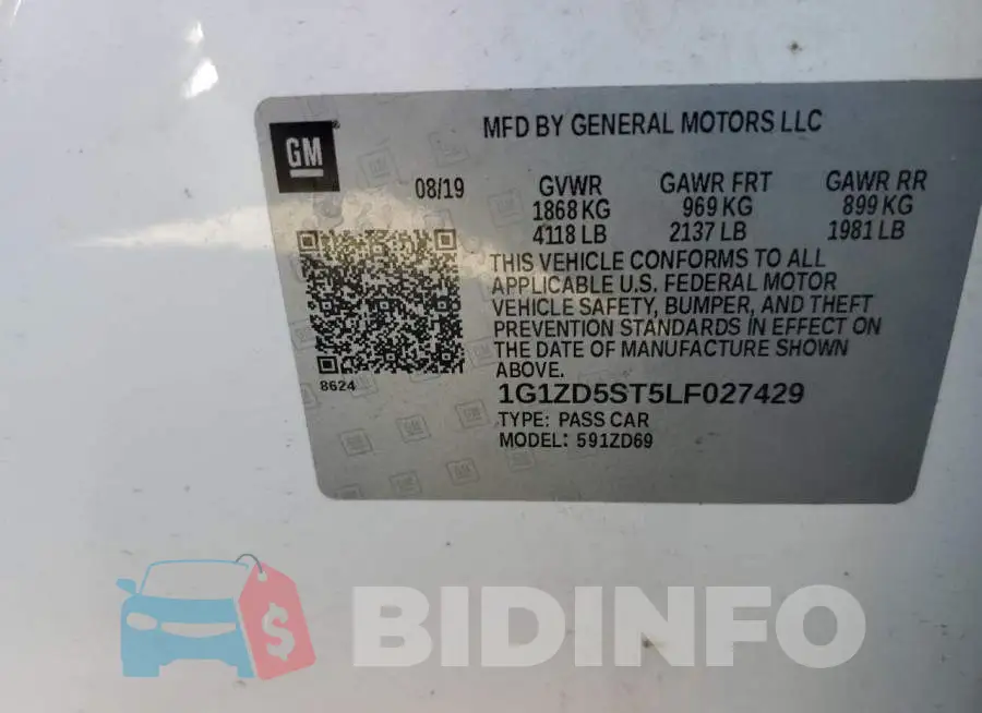 1G1ZD5ST5LF027429 Photo# 12
