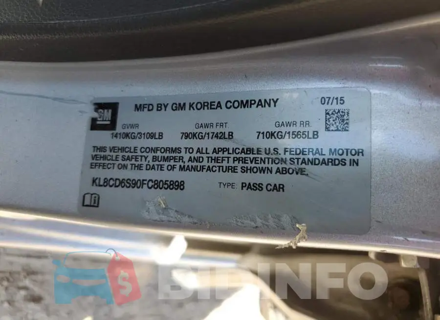 KL8CD6S90FC805898 Photo# 12