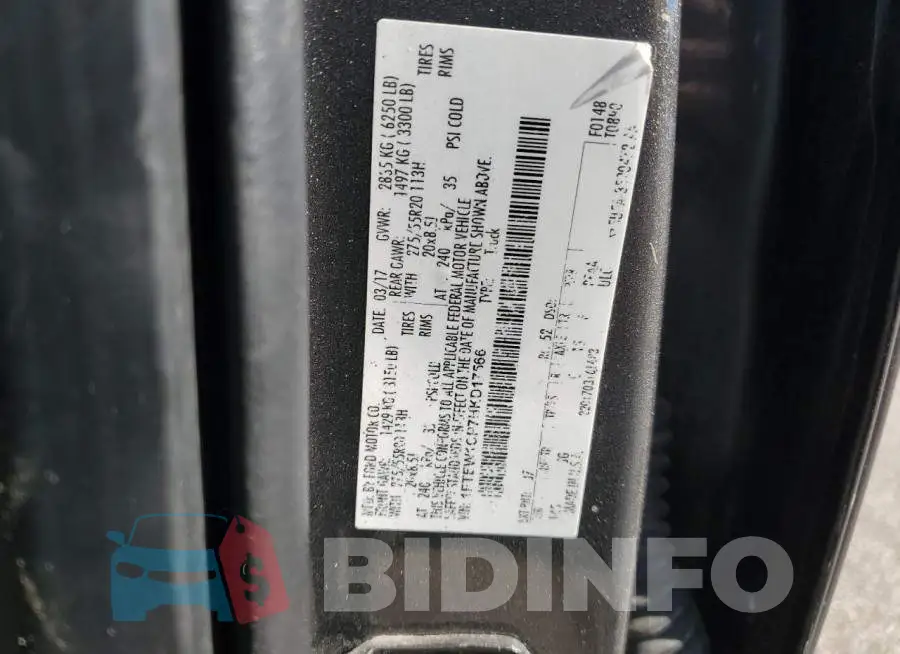 1FTEW1CP7HKD17566 Photo# 12