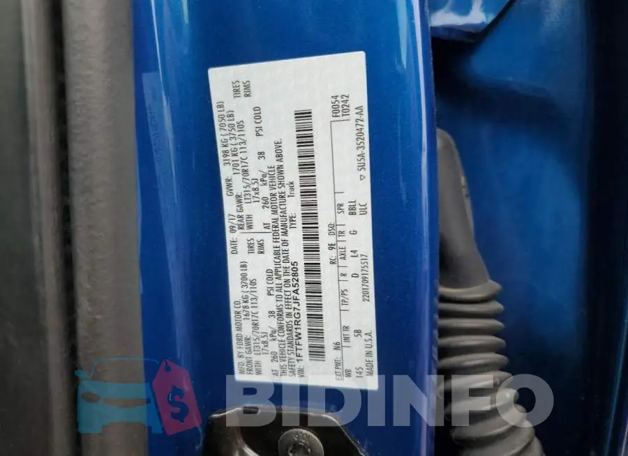 1FTFW1RG7JFA52805 Photo# 12
