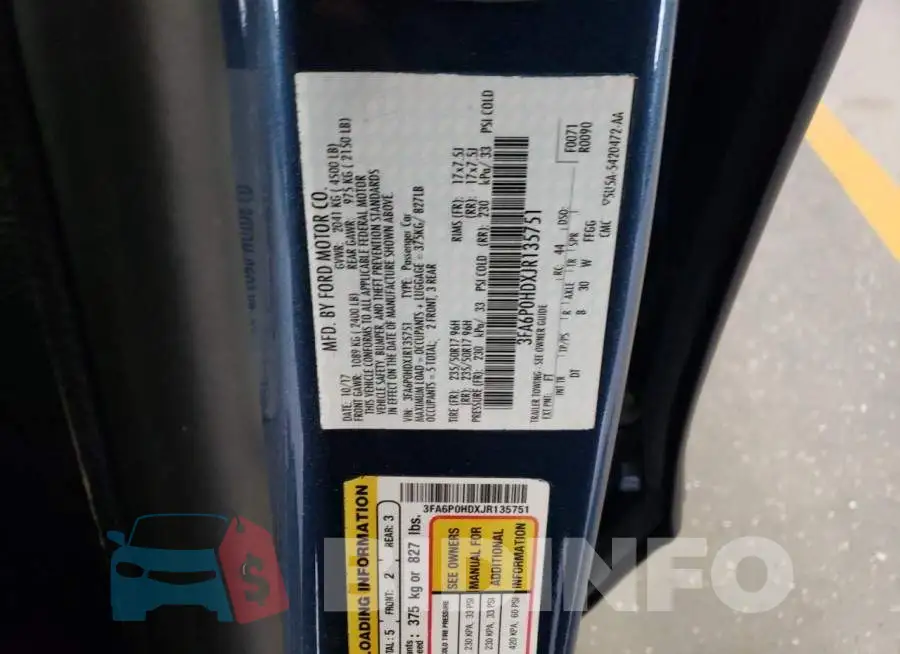 3FA6P0HDXJR135751 Photo# 12