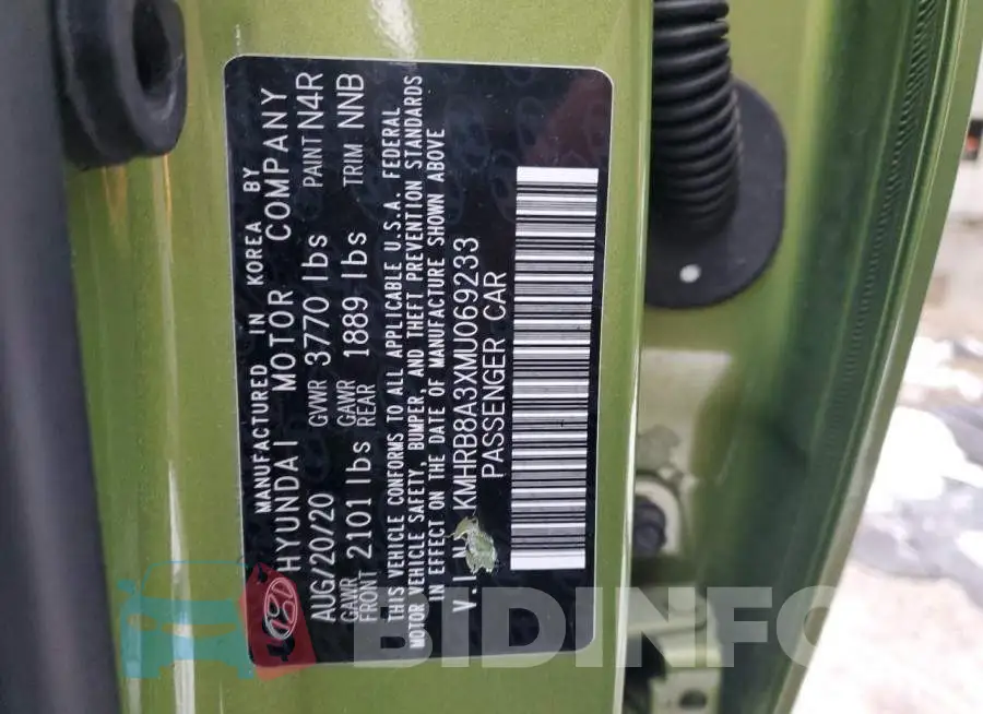 KMHRB8A3XMU069233 Photo# 12