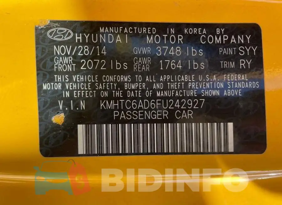 KMHTC6AD6FU242927 Photo# 10