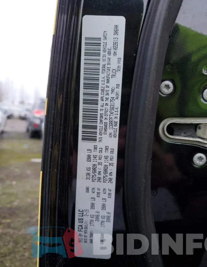 1C6RR7FTXFS631754 Photo# 12