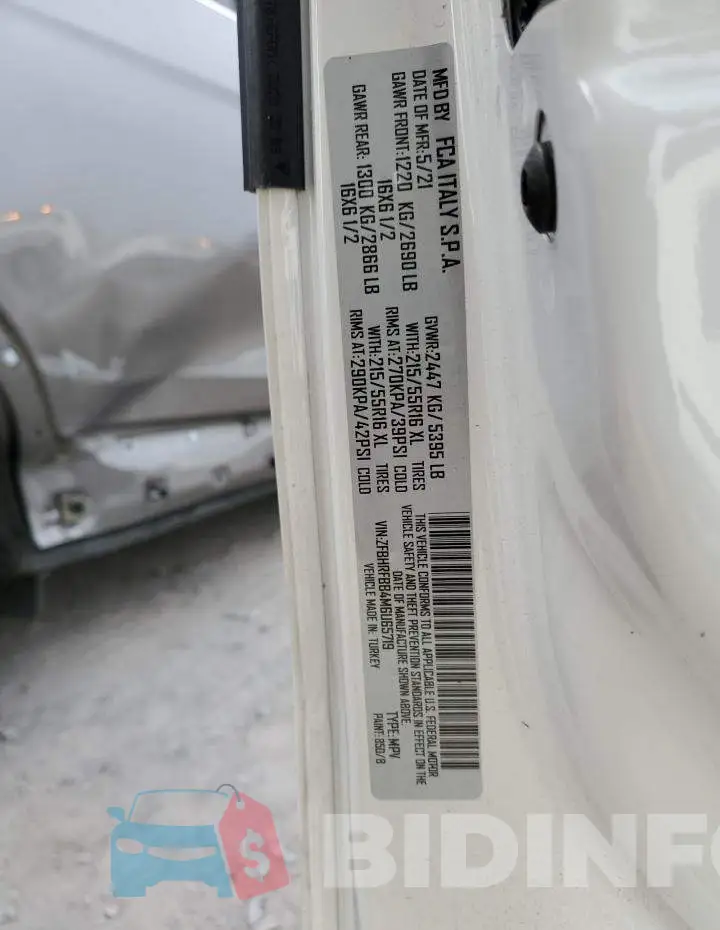 ZFBHRFBB4M6U65719 Photo# 13