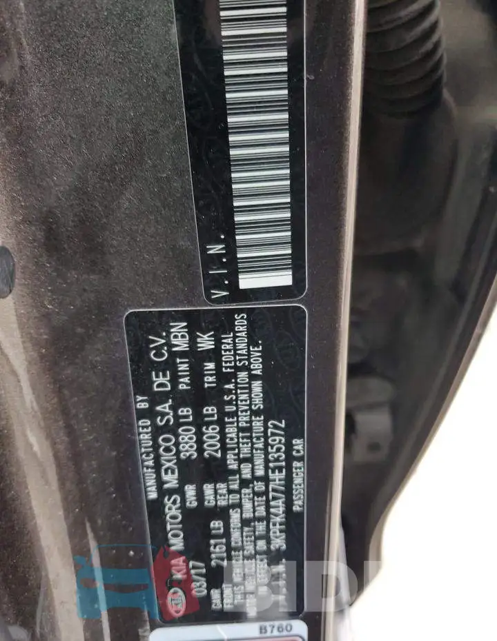 3KPFK4A77HE135972 Photo# 12
