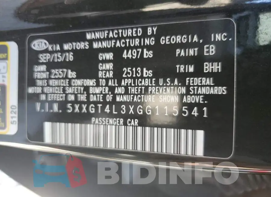 5XXGT4L3XGG115541 Photo# 12