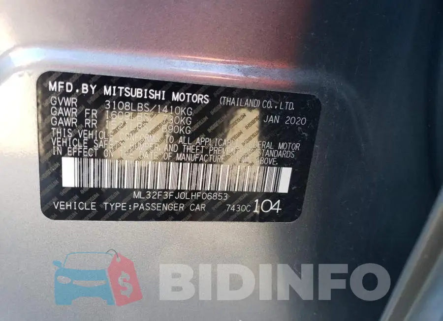 ML32F3FJ0LHF06853 Photo# 12