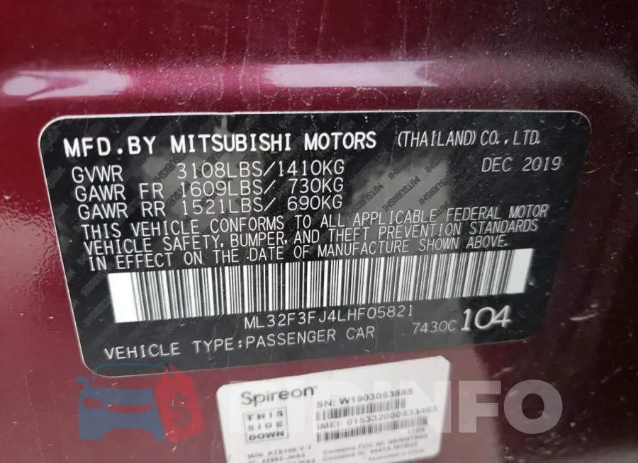 ML32F3FJ4LHF05821 Photo# 12