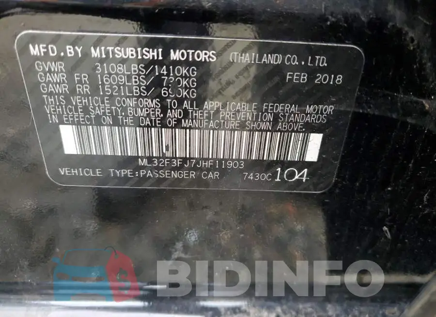 ML32F3FJ7JHF11903 Photo# 12