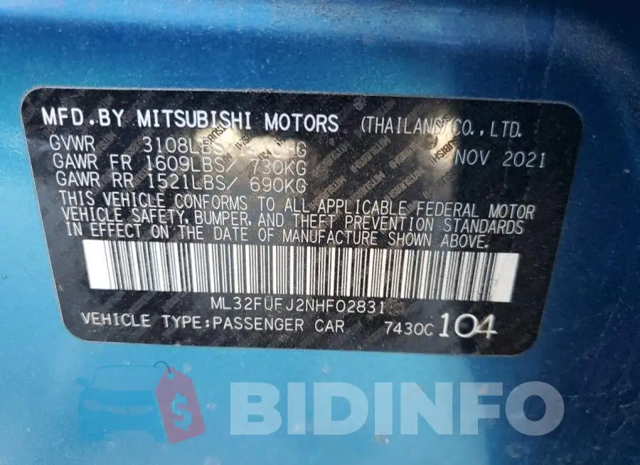ML32FUFJ2NHF02831 Photo# 12