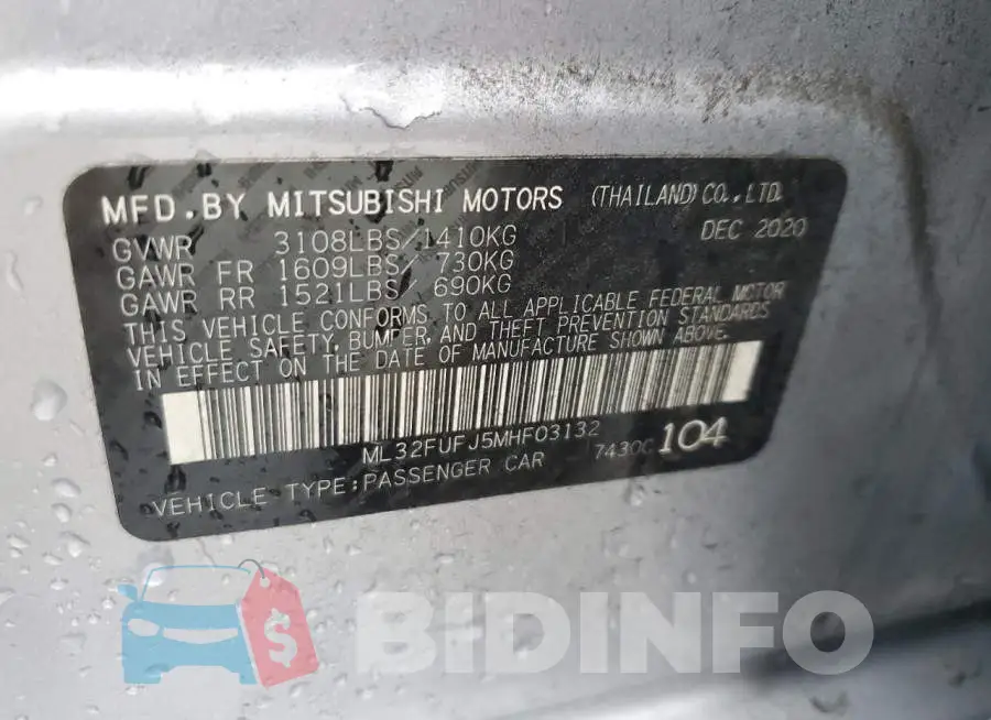ML32FUFJ5MHF03132 Photo# 12