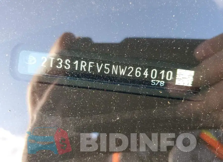 2T3S1RFV5NW264010 Photo# 13