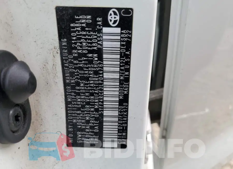 5YFP4RCE2LP044767 Photo# 12