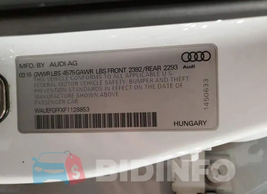 WAUEFGFFXF1128853 Photo# 12
