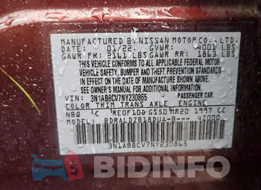 3N1AB8CV7NY230865 Photo# 12