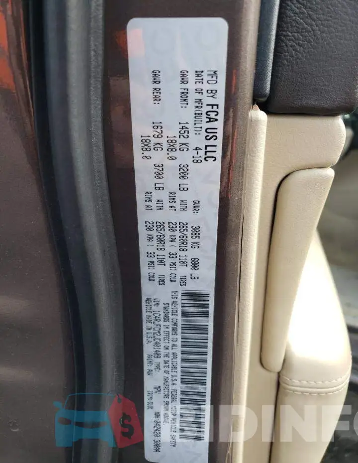 1C4RJFCM2JC401409 Photo# 12