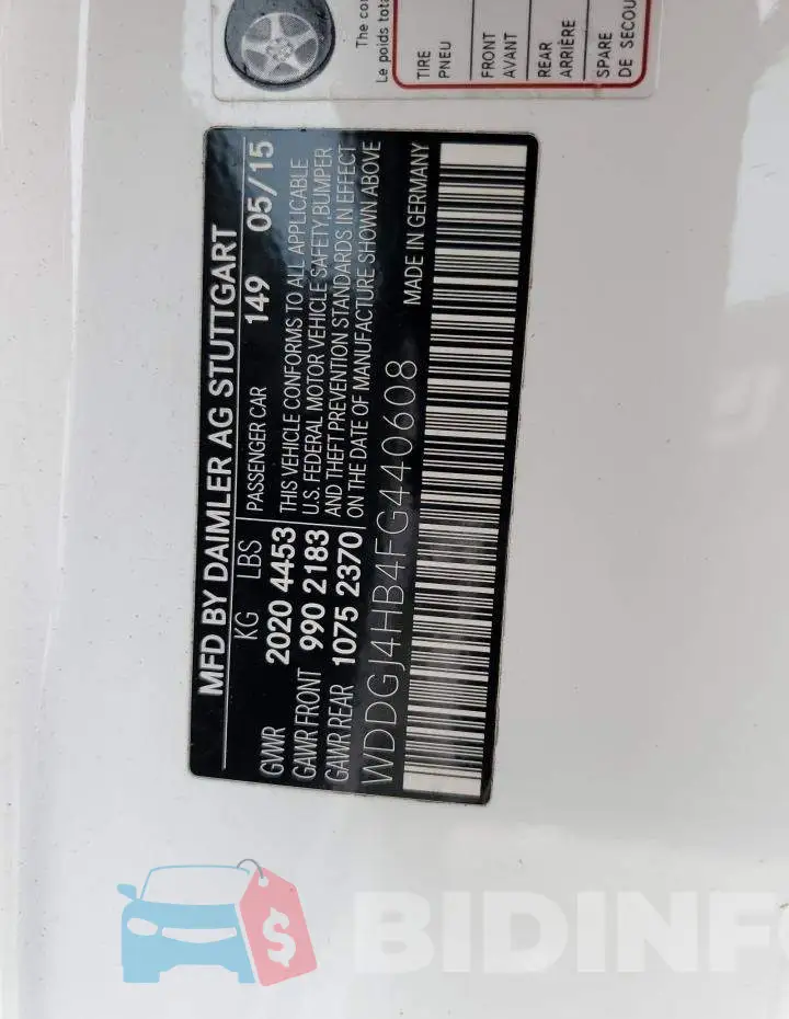 WDDGJ4HB4FG440608 Photo# 12