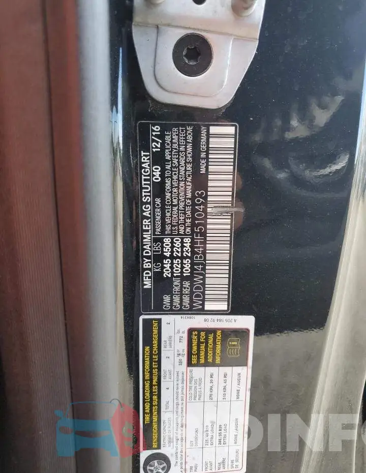 WDDWJ4JB4HF510493 Photo# 12