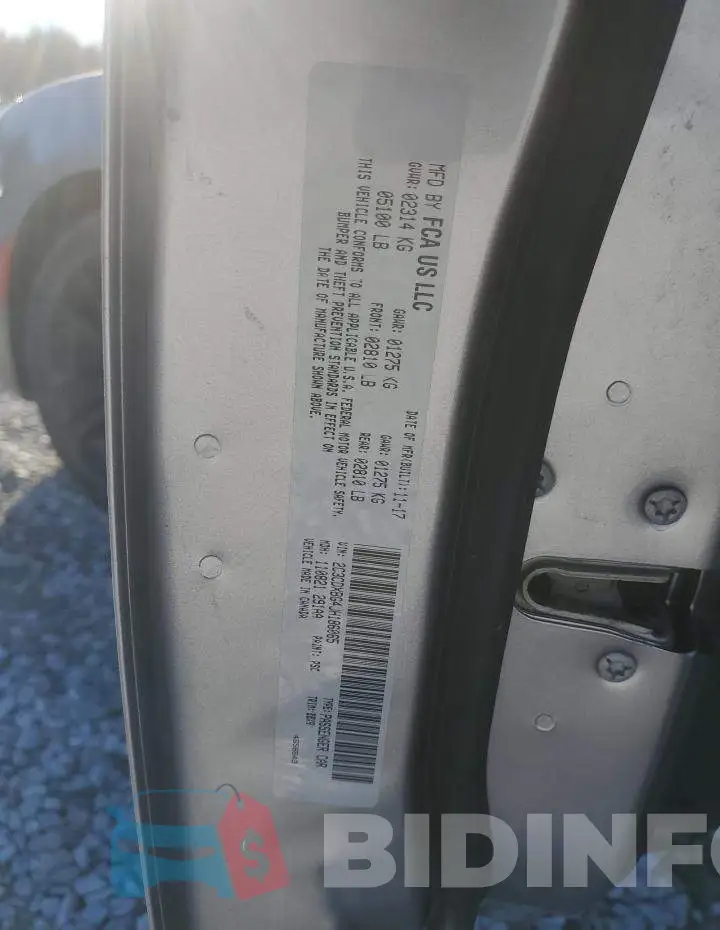 2C3CDXBG4JH186065 Photo# 12