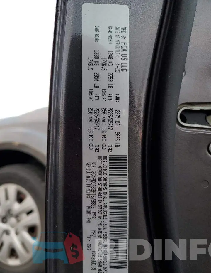 3C4PDCAB2FT679852 Photo# 13