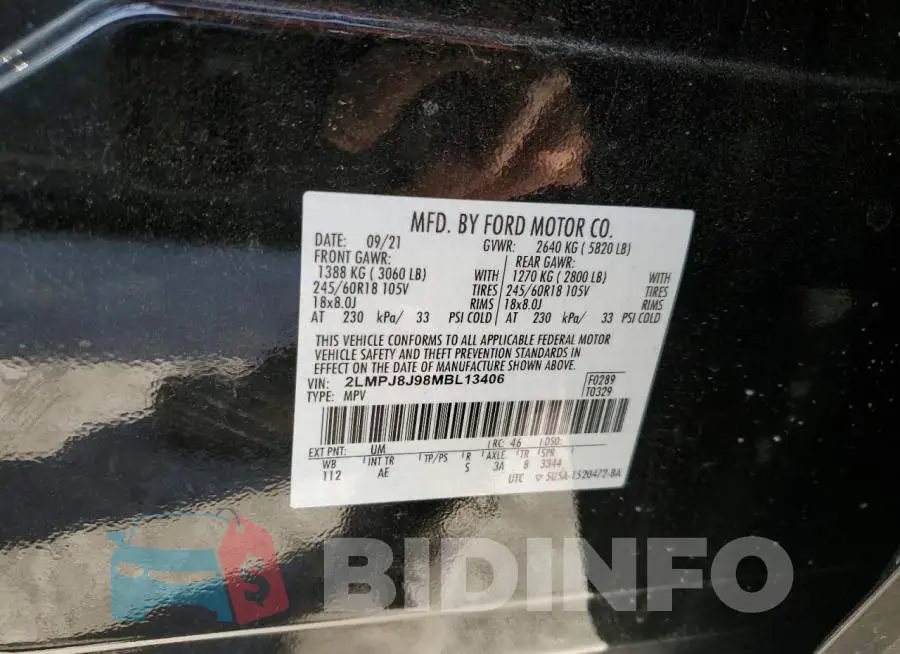 2LMPJ8J98MBL13406 Photo# 12